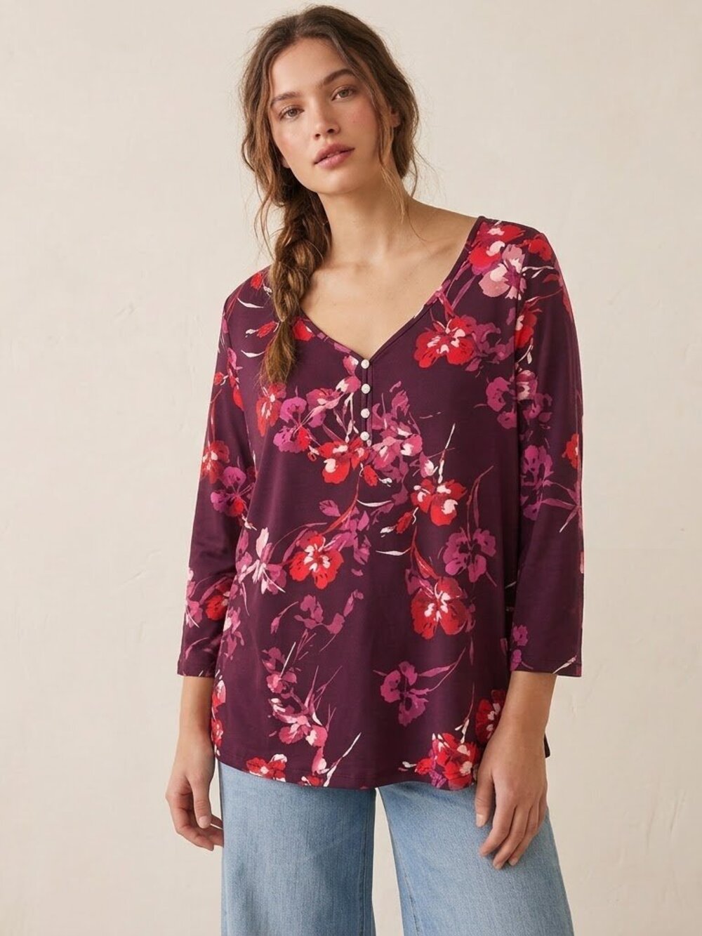 Floral Tunic Size 2X